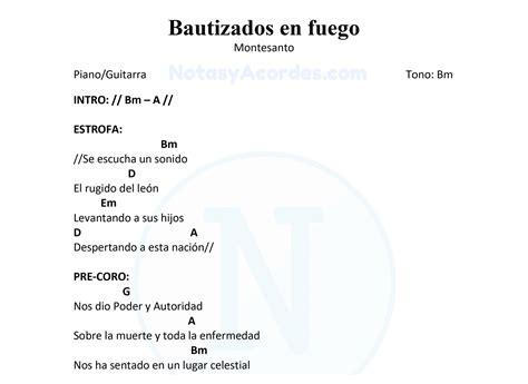 Letra con acordes de Tu en mi mente de Pablo González